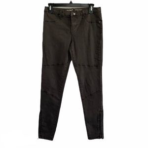 Mossimo Stretch Grey Skinny Zip Ankle  Jeggings 2
